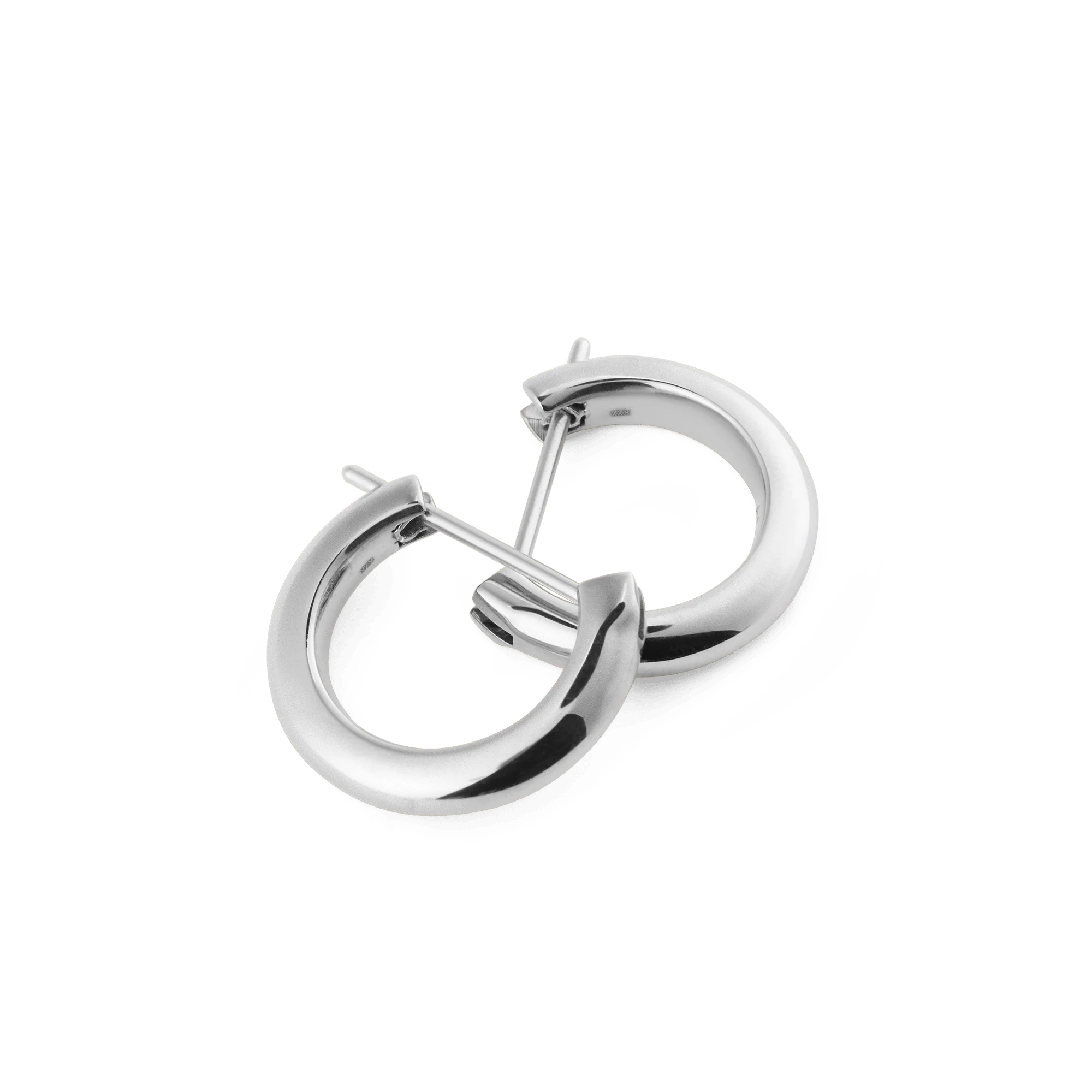 Arch Earrings Silver 9mm - Image 3