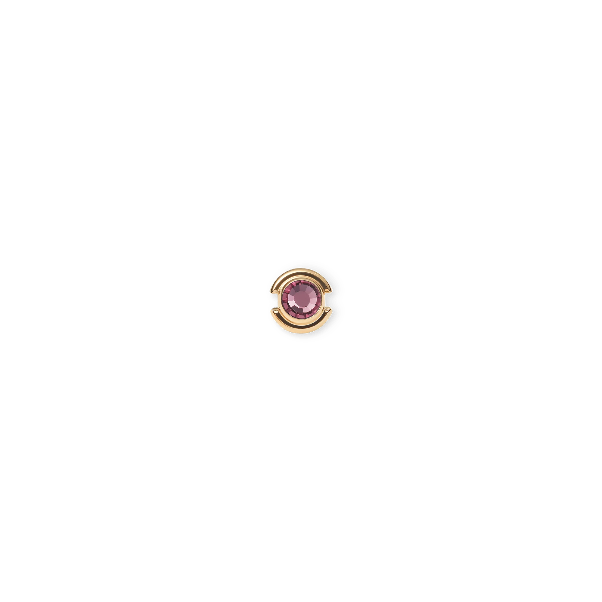 February Charm Gold