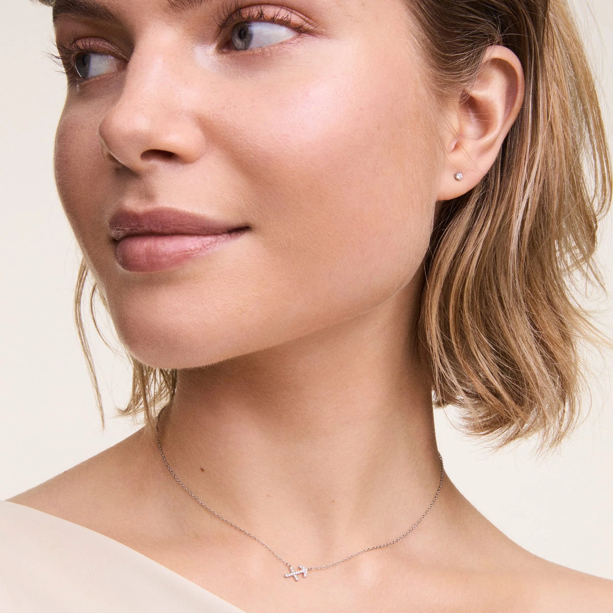 Crystal Stud Gold - Image 2