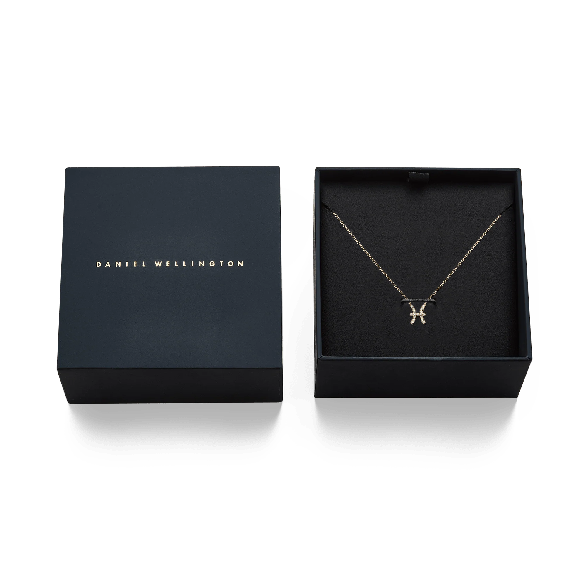Crystal Zodiac Chain Necklace Gold - Image 5
