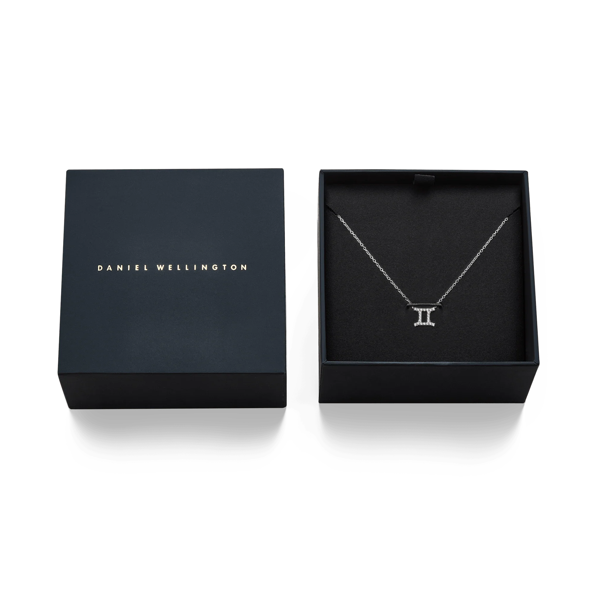 Crystal Zodiac Chain Necklace Silver - Image 41