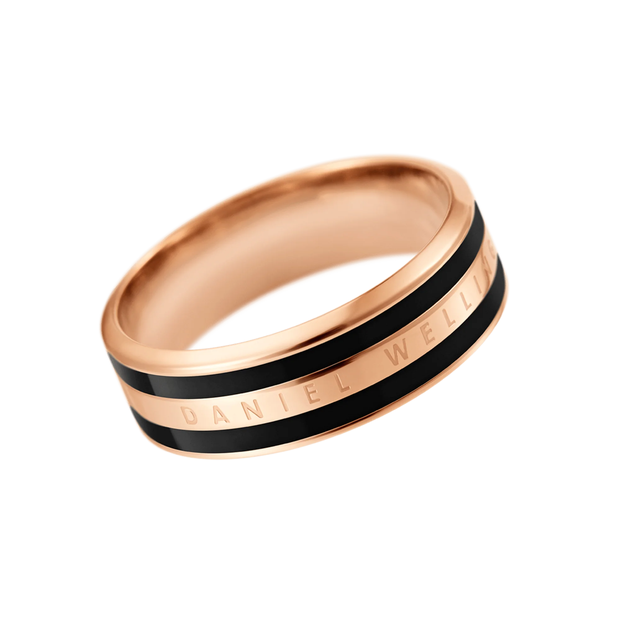 Emalie Ring Rose Gold Black - Image 4