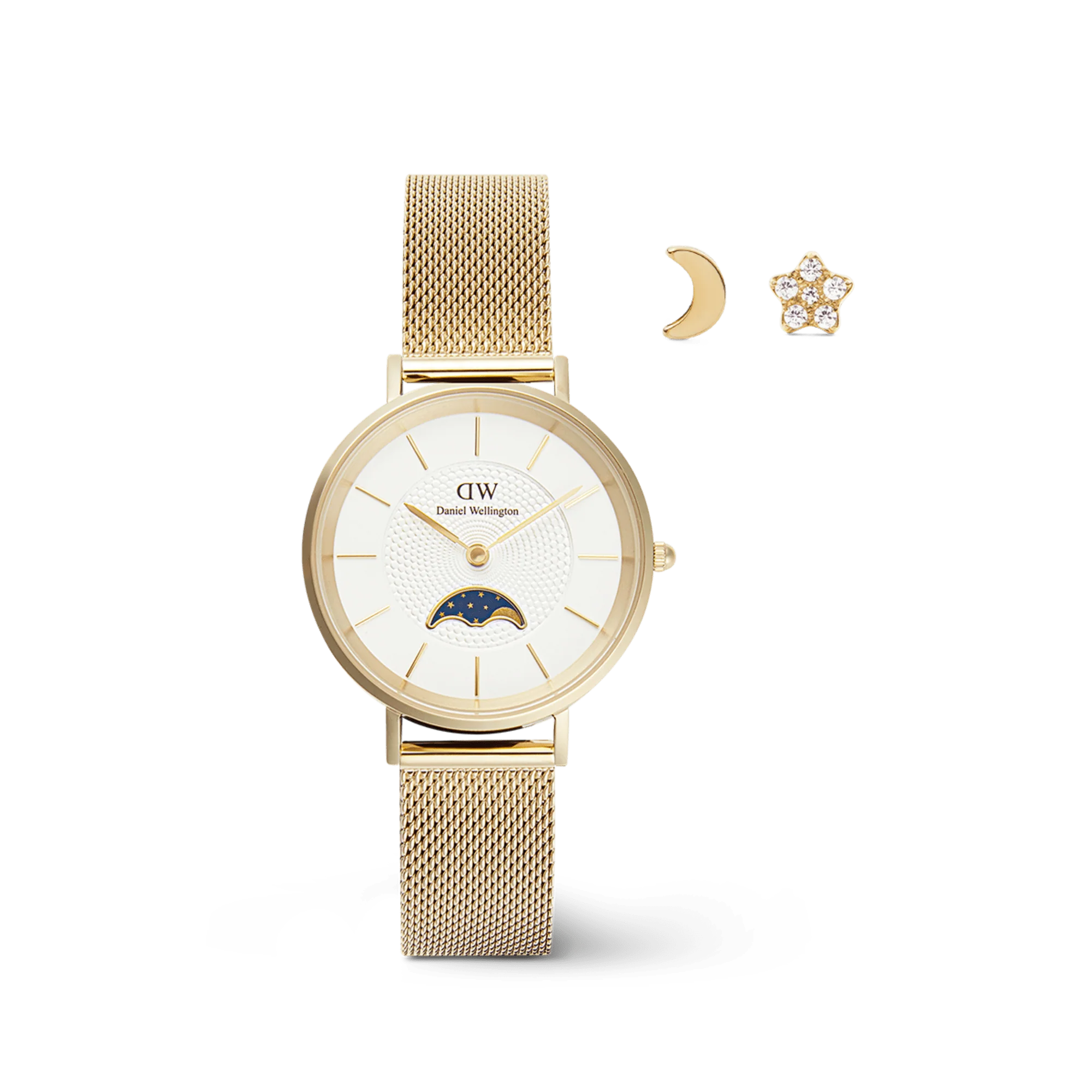 Moon and Stars Set Gold