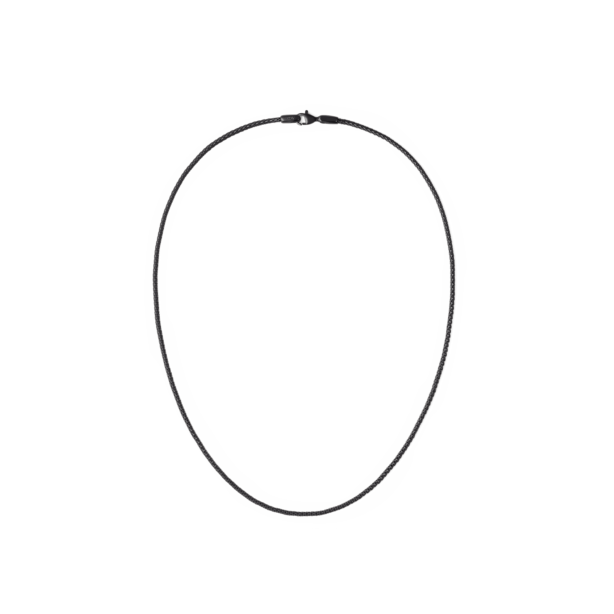 Tide Mesh Necklace Black 1.8